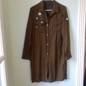 Zara Trafaluc Outerwear Military Dress - Size M.